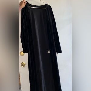 Long black cardigan 40$